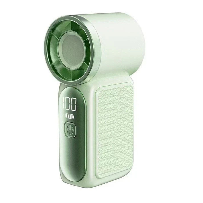 ❄️ Turbo Handheld Fan – 16900 RPM, 6 speeds, LED display